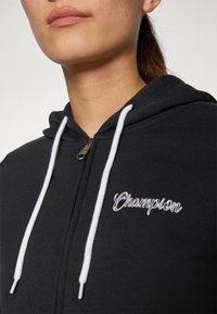 Champion GRAPHIC FULL ZIP HOODIE - Mikina so zipsom - black