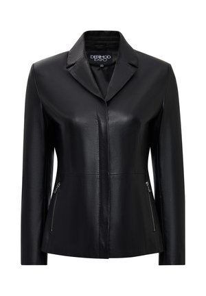 HELEN - Giacca di pelle - black