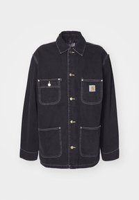 CHORE NORCO - Denim jacket - black stone washed