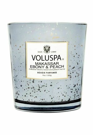 VOLUSPA CLASSIC BOXED CANDLE MAKASSAR EBONY & PEACH 255G - Tuoksukynttilä - black