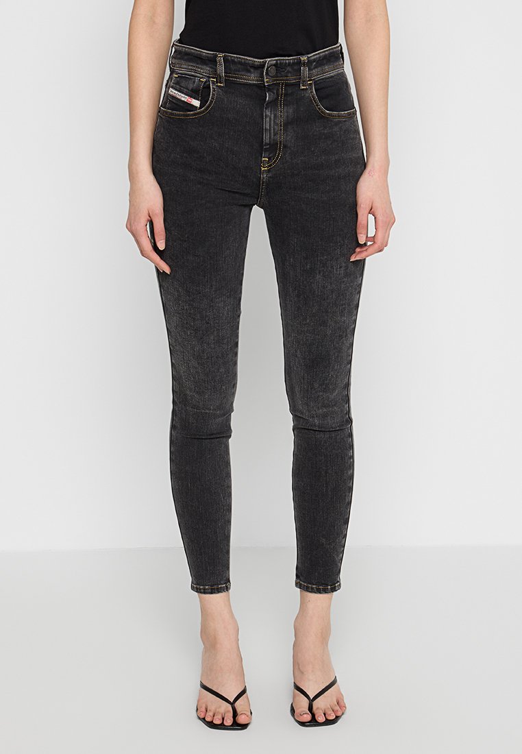 Diesel Jeans Skinny Fit donkergrijs