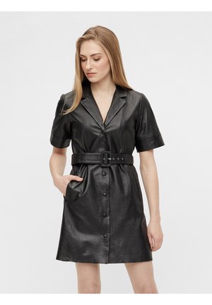 OBJZARIA DRESS - Skjortekjole - black