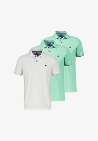 Non sélectionné, weiß/türkis