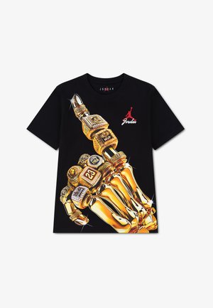 Jordan, SKELETON RINGS - T-shirts print - black