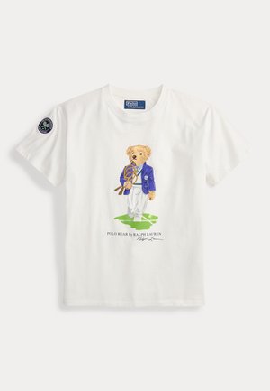 Polo Ralph Lauren, WIMBLEDON POLO BEAR JERSEY TEE - Camiseta estampada - white