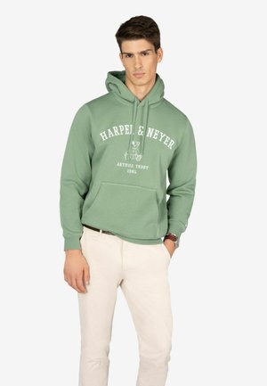 MANCHESTER - Felpa con cappuccio - midow green