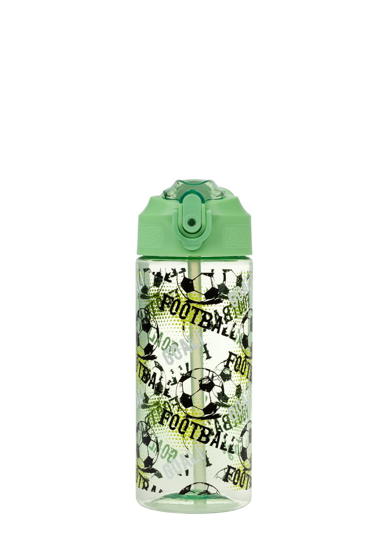 Baagl MIT STROHHALM FUSSBALL 500 ML - Borraccia - grün