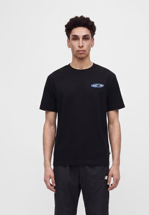 New Balance HEAT MAP FORWARD THINKER - Print T-shirt - black — foto 3