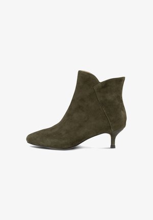 Woden SAGA ZIP  - Stivaletti - khaki