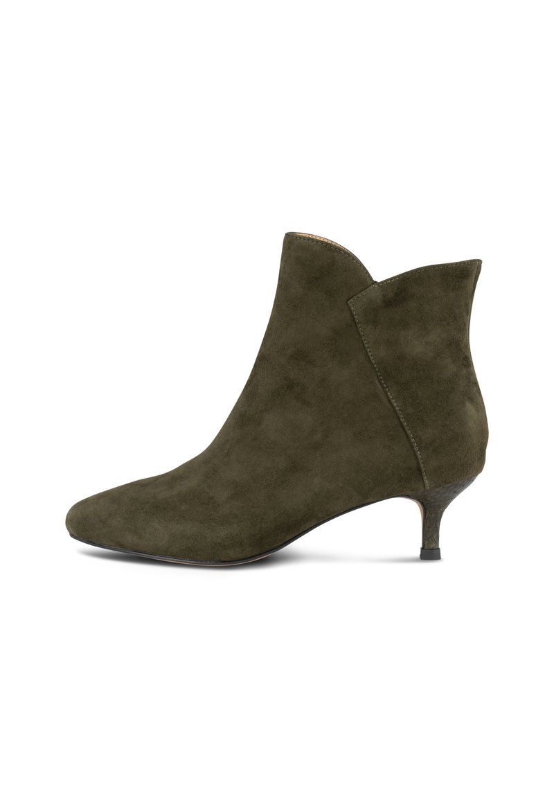Woden SAGA ZIP  - Botines - khaki