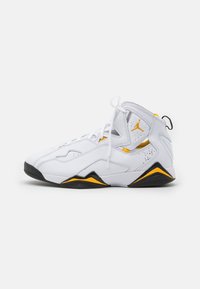 Jordan - JORDAN TRUE FLIGHT - Augsti sporta apavi - white/black/yellow ochre Miniatūras attēls 1