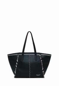 Desigual LARGE SHOPPER WITH STITCHING - Handbag - black