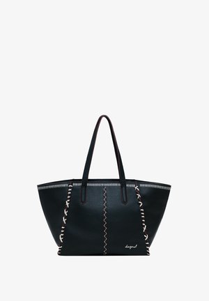 Desigual LARGE SHOPPER WITH STITCHING - Sac à main - black