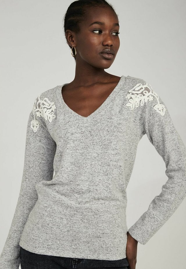 T-shirt à manches longues - grey