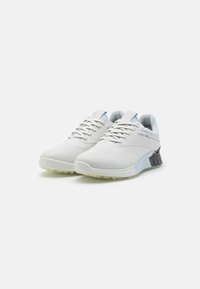 ECCO GOLF S-THREE - Čevlji za golf - white/black/air