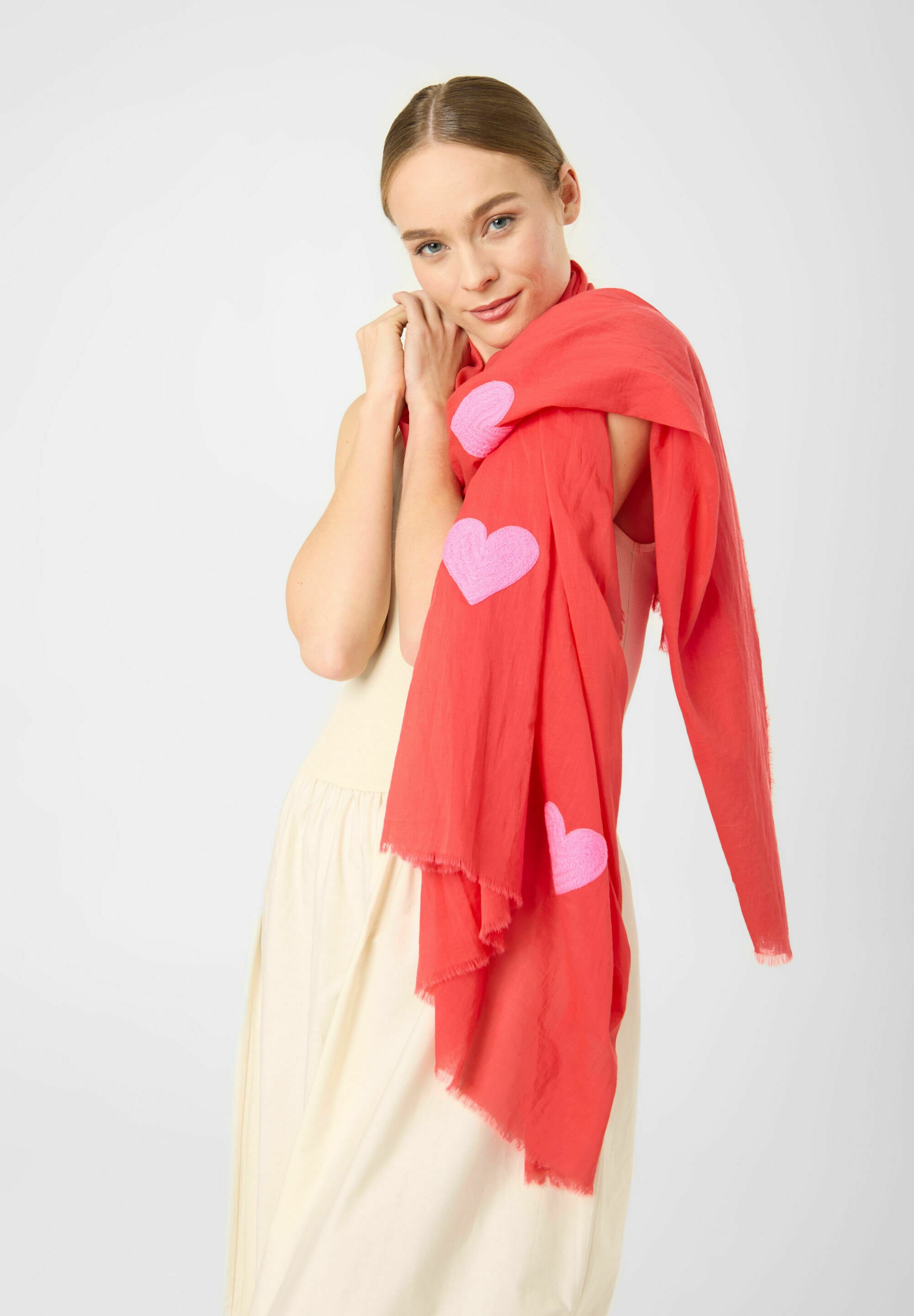 Codello PEANUTS MIT SNOOPY - Scarf - pin/purple - Zalando
