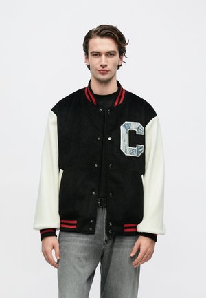 THE CLEAN CAPSULE COLLEGE JACKET - Bomberjacks - black/off white