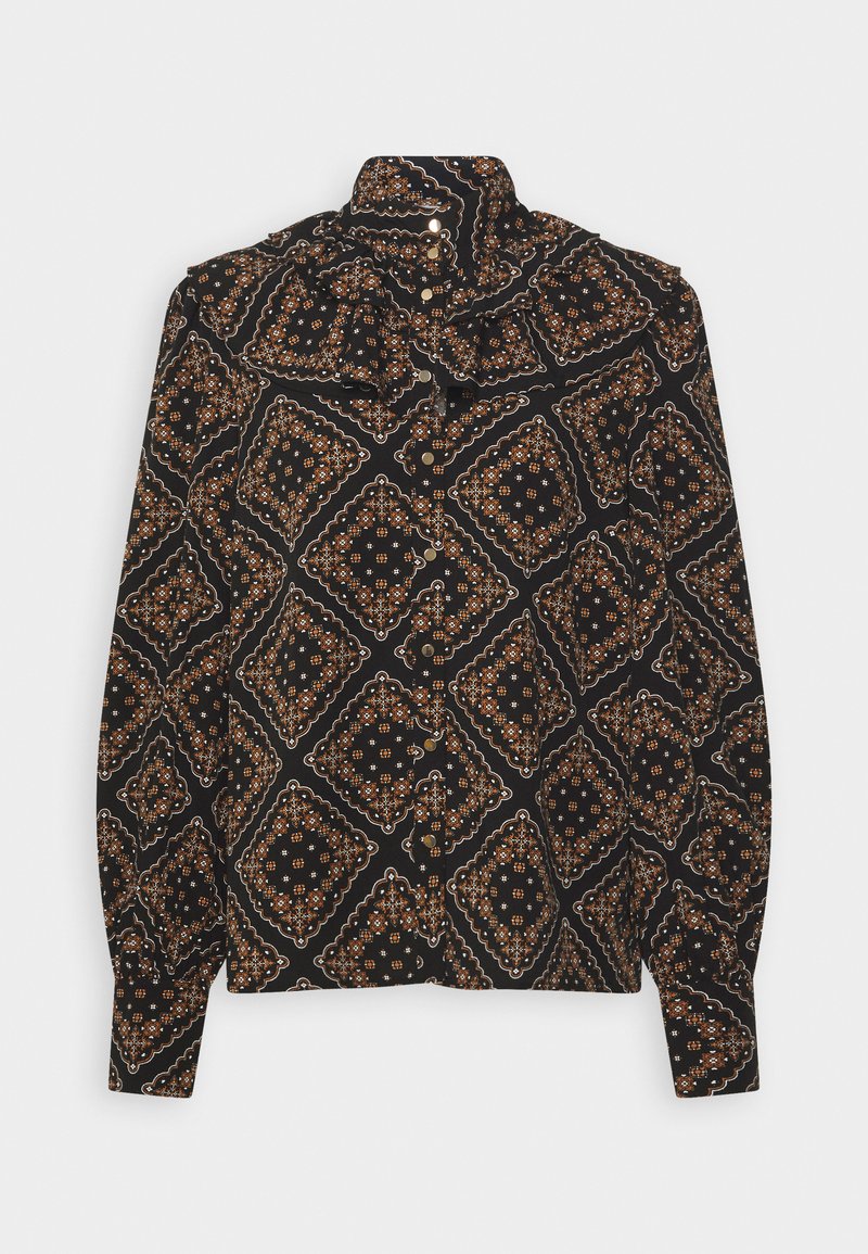 La Strada Unica Overhemdblouse zwart