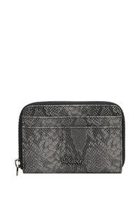 s.Oliver IN REPTILIEN - OPTIK - Geldbörse - grau meliert