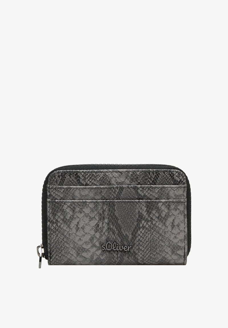 s.Oliver IN REPTILIEN - OPTIK - Geldbörse - grau meliert