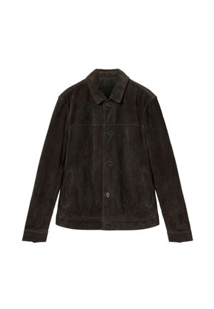 AllSaints, NATES - Kožená bunda - tanner black