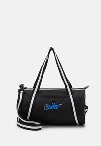 Nike Sportswear - HERITAGE RETRO DUFFEL BAG UNISEX - Sportinis krepšys - black/hyper royal Miniatiūros vaizdas 1