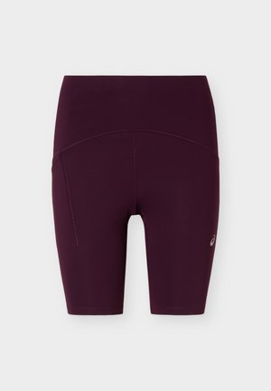 ASICS, ROAD HIGH WAIST SPRINTER - Leggings da corsa corti - dark aubergine