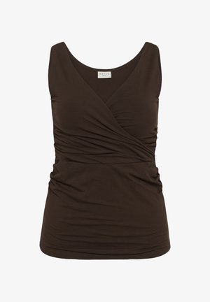 Kaffe Curve, KCOFELIA WRAP TOP - Débardeur - coffee bean