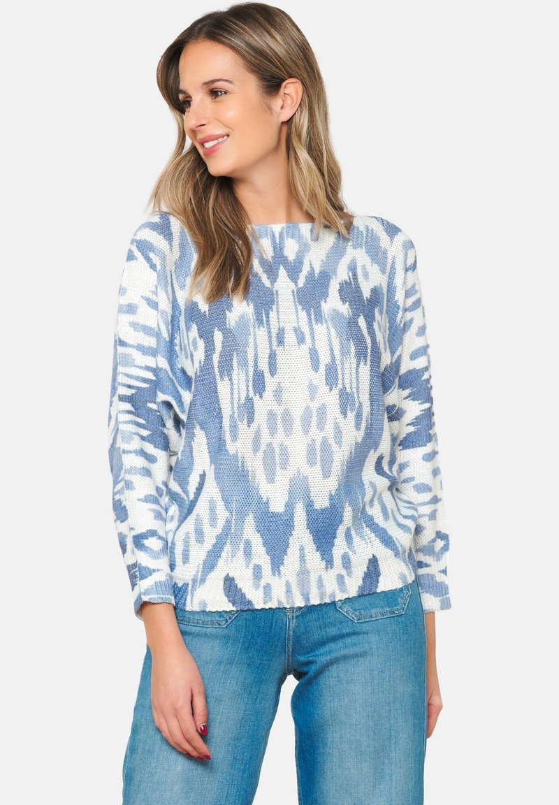 LolaLiza WITH IKAT PRINT - Jumper - blue denim