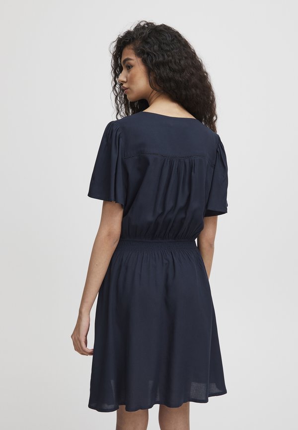 IHEVINO - Day dress - total eclipse solid2