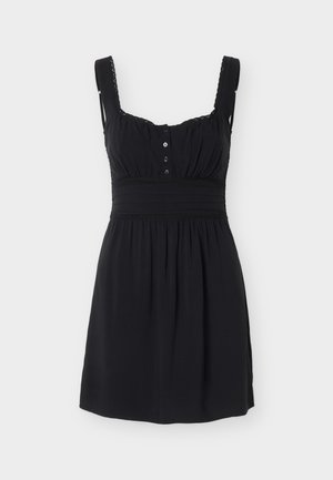 Hollister Co., SCOOP BABYDOLL MINI  - Nappali ruha - black
