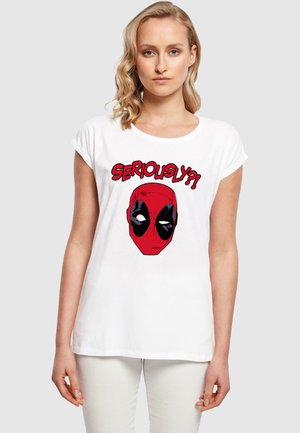 ABSOLUTE CULT DEADPOOL  SERIOUSLY  - T-shirt imprimé - white