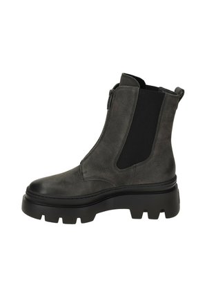 Paul Green BEQUEME - Platform ankle boots - iron