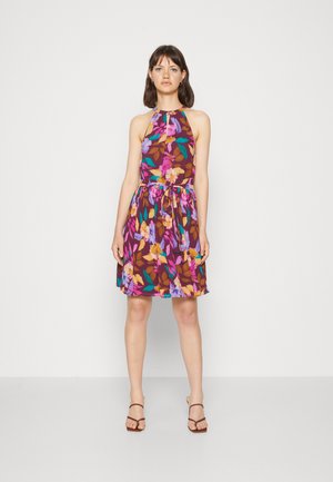 VILA VIJULIETTE PLISSE SHORT DRESS - Rochie de zi - berry