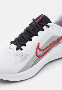 Nike Performance DOWNSHIFTER 13 - Road running shoes - white/fire red/light smoke grey/black/photon dust
