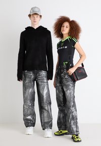 Jaded London LOWRISE COLOSSUS UNISEX - Χαλαρό τζιν - silver