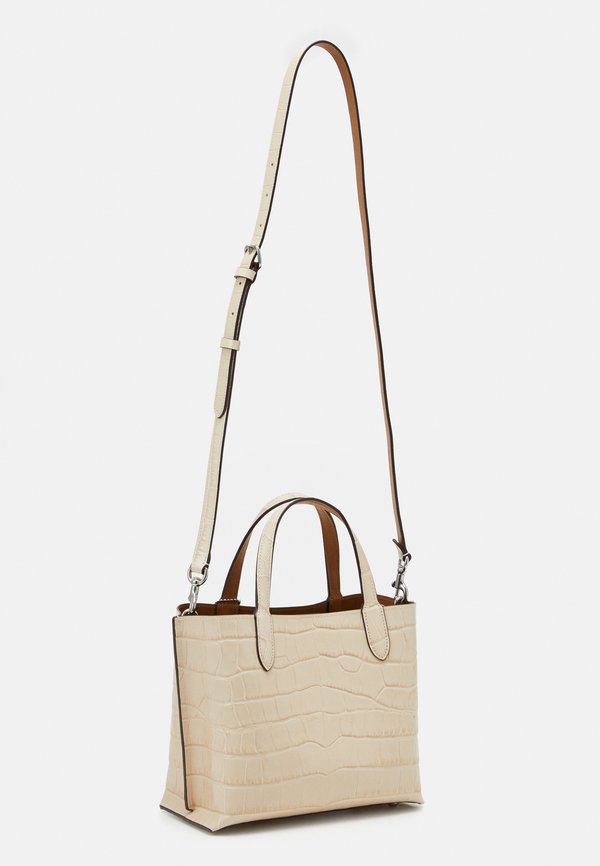 EMBOSSED WILLOW TOTE  - Handbag - ivory3