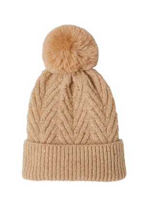 À POMPON  - Gorro - beige chiné