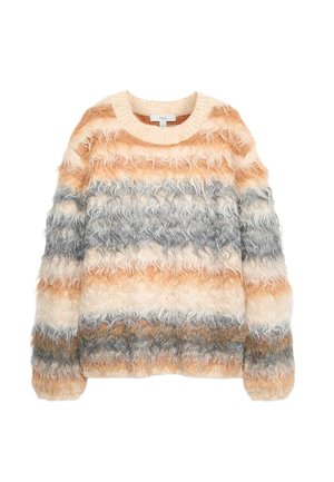 SUPER HAIRY WAVY STRIPE CREW  - Jersey de punto - natural