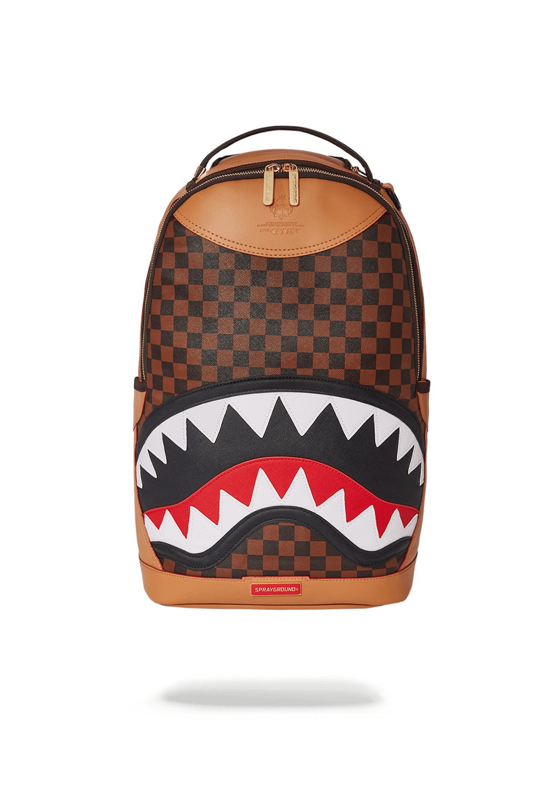 Zaino Sprayground SHARK IN PARIS BROWN Marrone - 22967