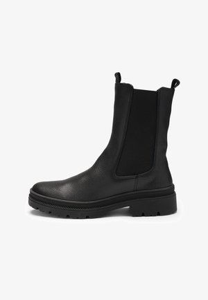 ara, Enkellaarsjes met plateauzool - black