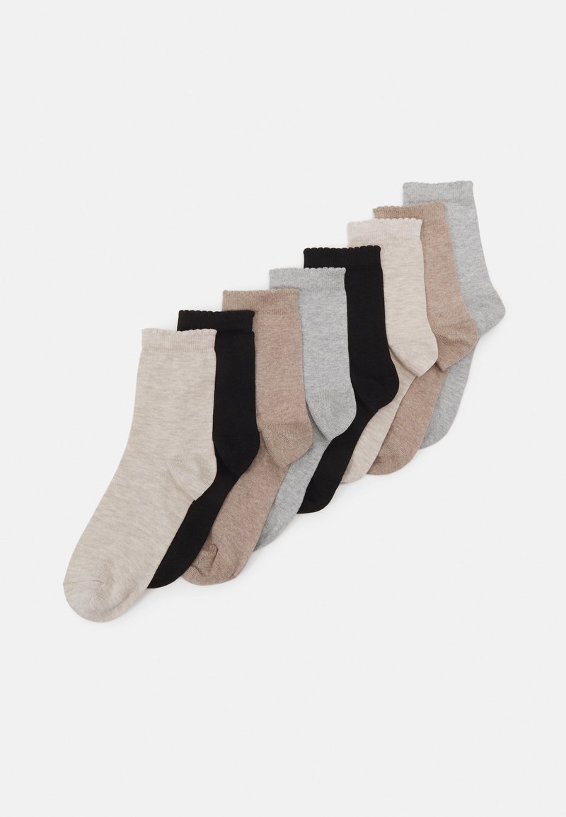Anna Field 8 PACK - Nogavice - black/grey