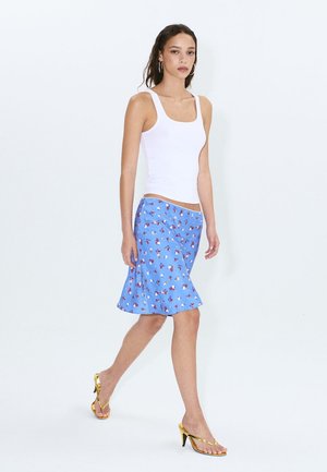 Mango, ADULT - Jupe trapèze - light blue