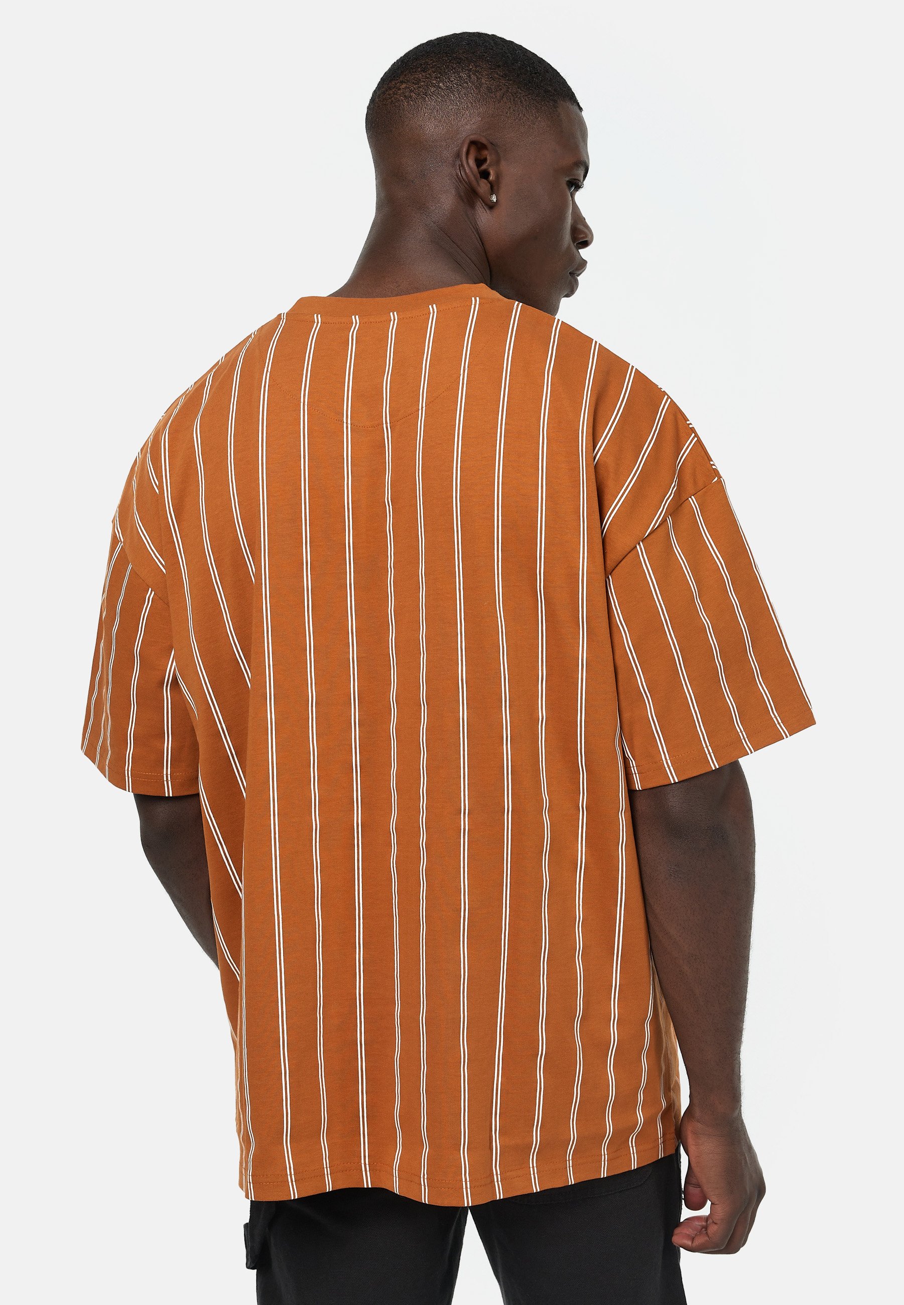 Karl Kani SMALL SIGNATURE BOXY PINSTRIPE TEE - T-Shirt print