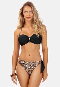 Miss Lou BIKINI BARDOTKA czarny