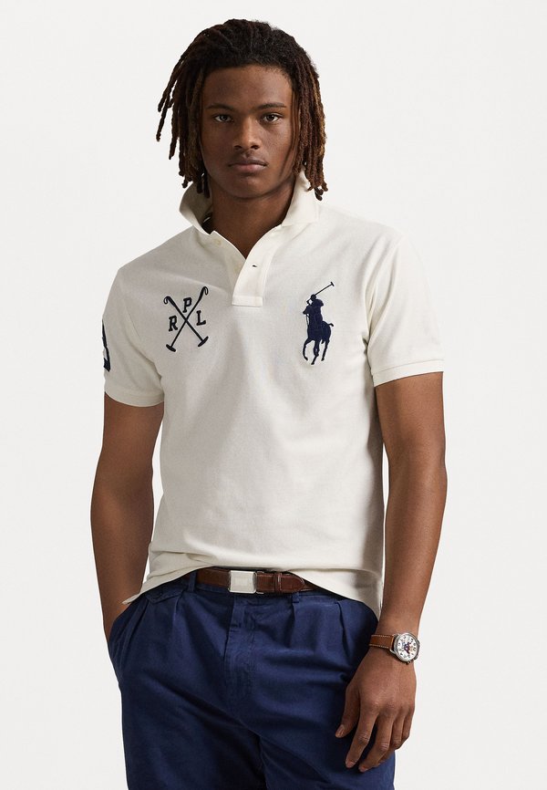 Custom Slim Fit Big Pony Mesh Polo Shirt - Polo shirt - nevis