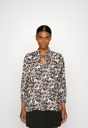 Kaffe OLLI BLOUSE - Μπλούζα - black/blue