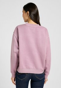 Lee LONG SLEEVE GRAPHIC CREW - Felpa - plumberry