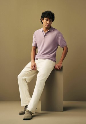 TEXTURED REGULAR FIT - Polo marškinėliai - purple