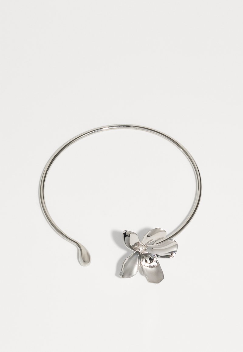 HUGO KREIT FLORAL CHOKER - Necklace - silver-coloured